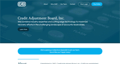 Desktop Screenshot of creditadjustmentboard.com